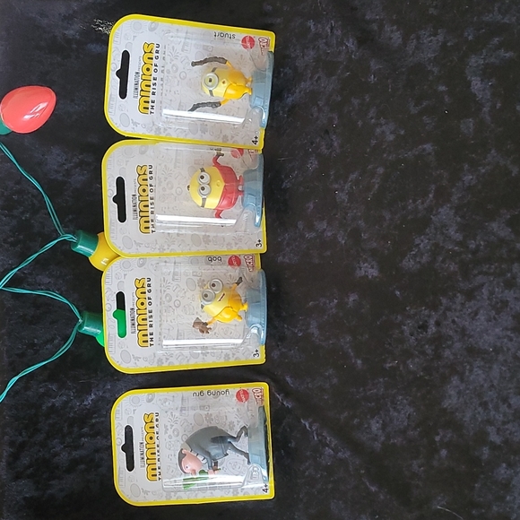 Mattel Other - 🆕️ Minions Bob, Otto, Young Gru, & Stuart Micro Figures